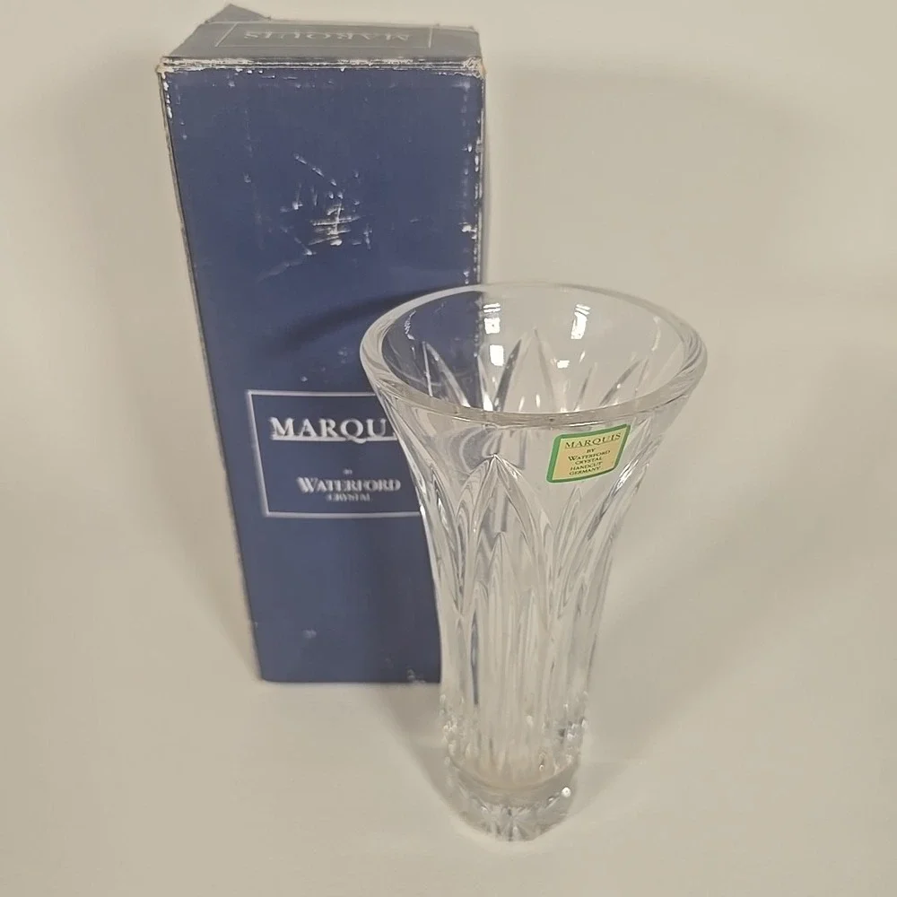 Marquis By Waterford Crystal Saxony 7'' Vase‎
